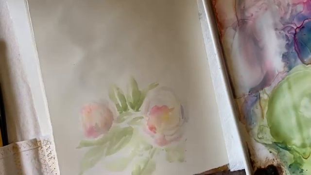 How To Paint Peonies With Watercolors смотреть онлайн