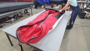 Как компактно сложить лодку ПВХ с дном Airdeck