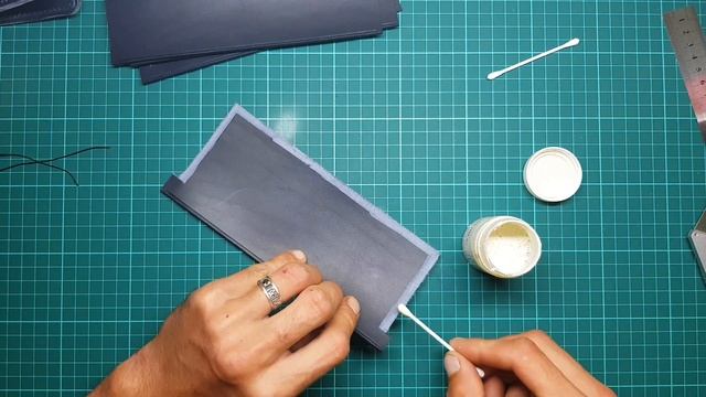 Простое портмоне своими руками! изделия из кожи. Просто и оригинально