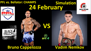 Бруно Каппелозза против Вадима Немкова БОЙ В UFC 4/ PFL VS BELLATOR: CHAMPS