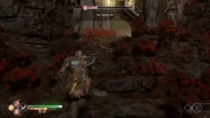 God of War 4 Валькирия Хильдр (Нифльхейм) Даже без спец. брони..