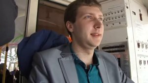 В Златоусте на маршрут вышел праздничный трамвай