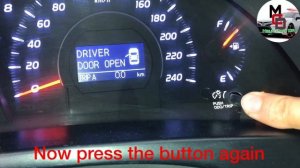 How to Reset Trip meter Toyota Camry