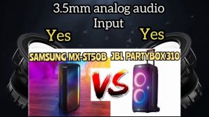 JBL Partybox 310 vs. Samsung MX-ST50B Sound Tower Portable Party Speakers| Full Specs Comparison!