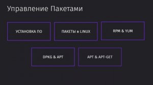 26 Управление пакетами
