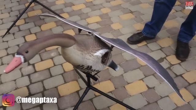 Обзор-механическое чучело гуся lucky duck hdi от Андрея Горобца (Удачная Охота)
