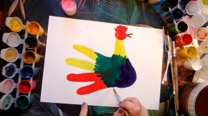 Рисуем с малышами. ПЕТУШОК