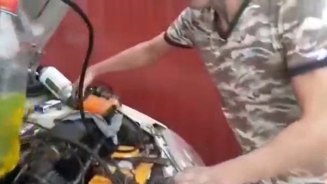 Промывка форсунок без снятия