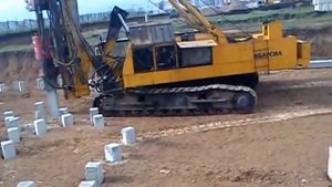 как забивают сваи для высокоэтажных зданий