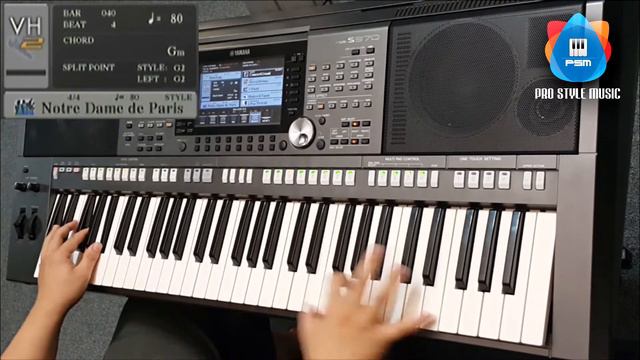 Notre Dame de Paris - BELLE - Cover on Yamaha PSR S970 смотреть онлайн