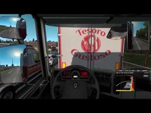 Euro Truck Simulator 2 - Росток до Гамбург, груз Электроника 13т, расстояние 186км