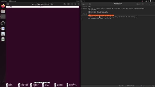 APT cache server using apt-cacher-ng in docker смотреть онлайн