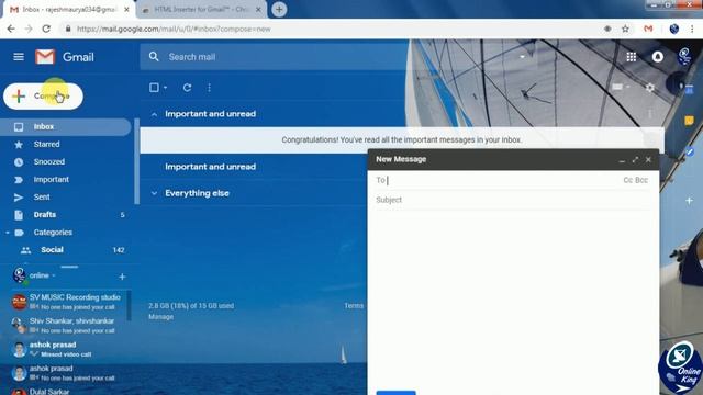 how to send html email in gmail | gmail से html ईमेल कैसे भेजें Hindi смотреть онлайн
