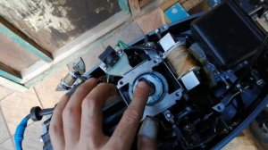 Устранение люфта на датчике УОЗ у копии Ямаха 9.9(15)