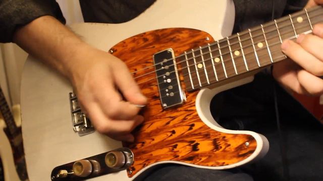 Waterslide T-Style White Blonde w/Mojo Dynasonic "DeArmond-Spec' Pickups смотреть онлайн