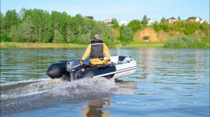 Лодочный мотор 9.9 с лодкой Ривьера компакт 3600 НДНД, загрузка 335 кг.