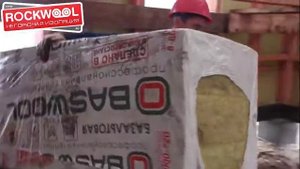 Утепление стен каркасного дома базальтовым утеплителем Басвул 1