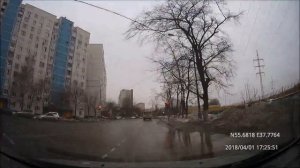 ? Driving in Moscow city: Нагатинский Затон - Выхино-Жулебино - Текстильщики 01/04/2018 (4x)