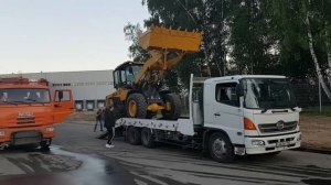 Перевозка фронтального погрузчика LG933L