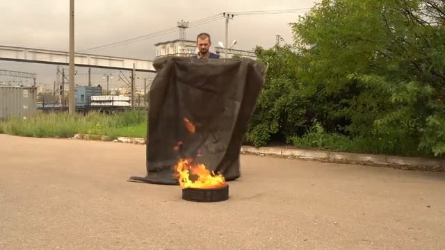 АО "Даймонд", демонстрация работы покрывала "Термощит"