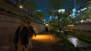 Walking at Night in Seoul City _ Korea Travel
