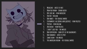 a dark academia x rock playlist