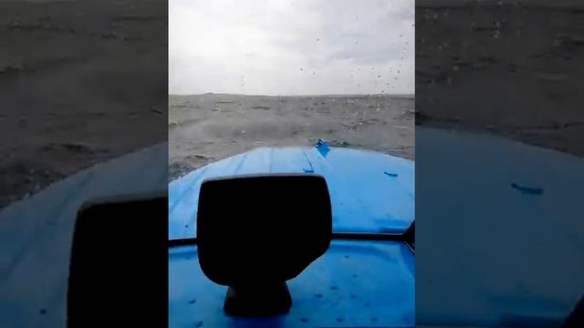 Казанка 5М4, Сузуки ДФ50, ветер 20м/с. смотреть онлайн