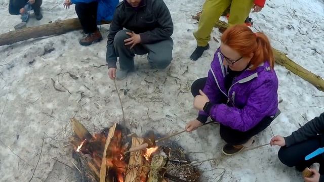 Масленица, блины и "индейская свеча"... смотреть онлайн