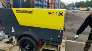 Дизельный винтовой компрессор Comprag DACS 5 на колесном шасси