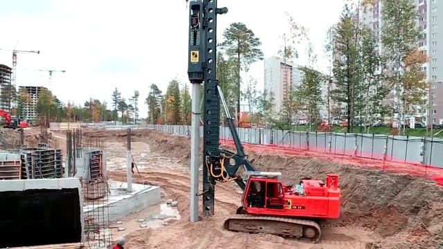 Корпусной гидромолот РОПАТ МГ5к и свайный копер СК 25 смотреть онлайн