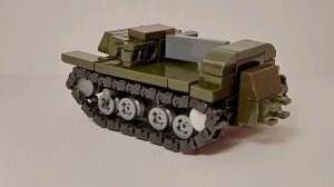 ?LEGO WWII. LEGO T-20 Komsomoletz in minifig scale.
