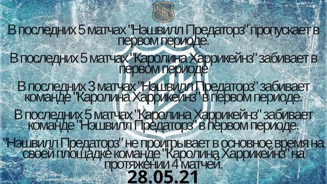 Нэшвилл Каролина прогноз 28.05 / прогнозы на нхл / прогнозы на хоккей сегодня / НХЛ смотреть онлайн