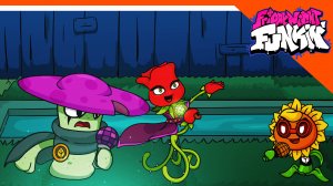 ? НОВЫЙ БОСС НОЧНАЯ ШЛЯПКА И РОЗА! БОЙФРЕНД И ГЁРЛФРЕНД ЗОМБИ! PVZ ? Friday Night Funkin'