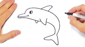 Как нарисовать дельфина | How to draw a dolphin