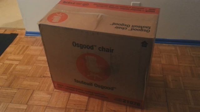 Staples Osgood Black Leather Office Chair