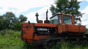 Загорелся при запуске ДТ-175С "Волгарь". Запуск дизеля после зимы