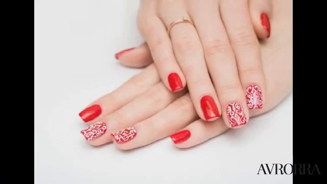 Шикарный красный маникюр — Модные тенденции в 2016 году смотреть онлайн