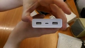 Xiaomi Mi Power Bank 20000 мАч внешний портативный аккумулятор
