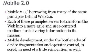 HCI (Mobile Information Architecture & Mobile 2.0)