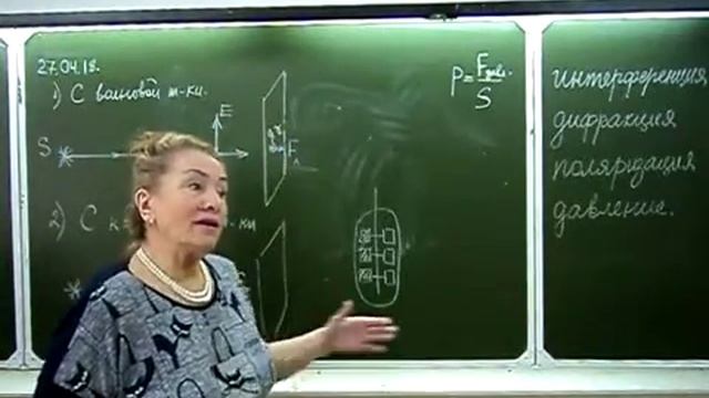 Поляризация. Давление света Физика в техникуме смотреть онлайн