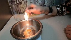 Чистка негатива через отливание восковой свечой.