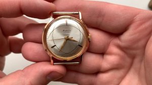 Видеообзор на красивые часы Ракета-атом с механизмом Балтика 2609Б конца 1960-х в состоянии NOS ПЧЗ