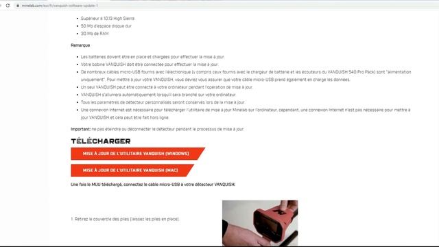 ?Comment mettre à jour et utiliser le volume fer sur un détecteur Minelab Vanquish 540 смотреть онлайн