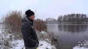 Зимняя рыбалка на фидер. Кто клюёт в этой яме? фидер зимой. Ловля на фидер в декабре.