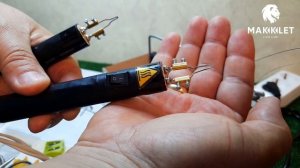 Обзор на выжигатель со сменными ручками для пирографа-резака 2в1 "Прометей".