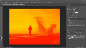 Как сделать красивый закат в фотошопе