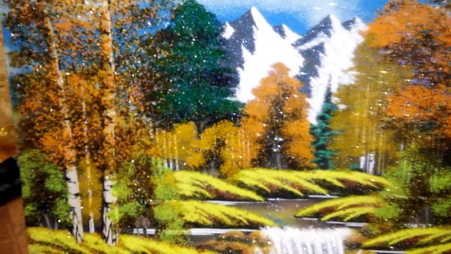 картина из каменной крошки Осень смотреть онлайн