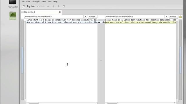 Meld : To Compare Two Files And Directories In Linux Mint смотреть онлайн