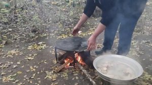 Кавказский ДЕЛИКАТЕС! Жаренный говяжий рубец (Требуха) с картофелем. Qarın qovurması.