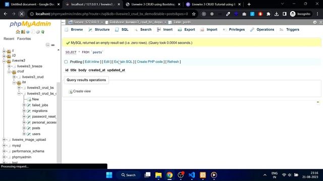 ?Laravel Livewire 3 CRUD(CREATE, READ, UPDATE, DELETE) Tutorial Using Bootstrap 5 #Livewire3